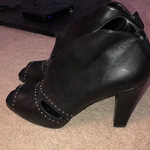 Franco Sarto leather sandals with silver studs